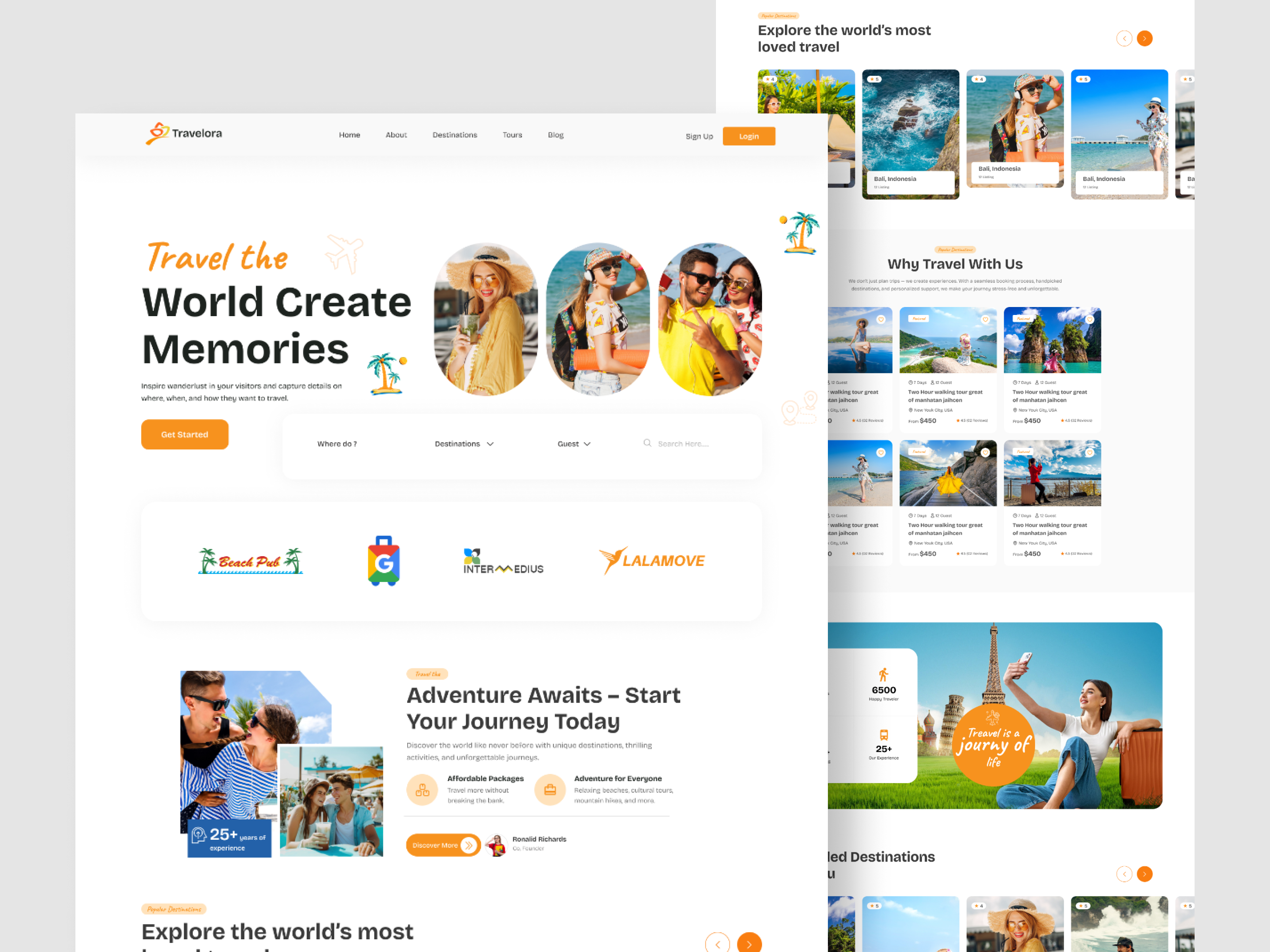 New Travel Website Launch! agency website app branding cleandesign design designshowcase dribbble figma illustration landingpage travelwebsite uidesign uxdesign webdesign