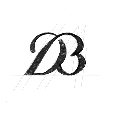 D+B Monogram brandidentity branding design graphic design illustration logo monogram typography ui vector