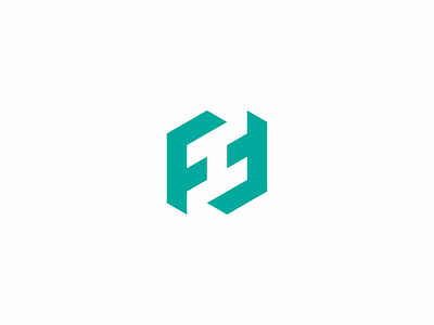 Accepted FH monogram for health clinic branding design fh fh monogram hf hf monogram isometric lettermark logo minimal minimalist monogram simple symbol