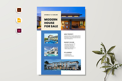 Flyer Template booklet branding clean design fashion flyer flyer flyer template furniture flyer graphic design house modern flyer portfolio poster print property flyer rant real estate resume template