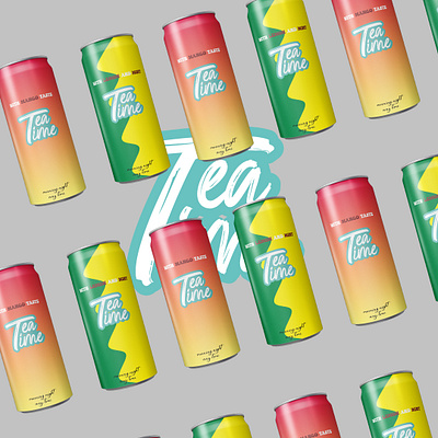 logo design with packaging for tea time branding graphic design logo