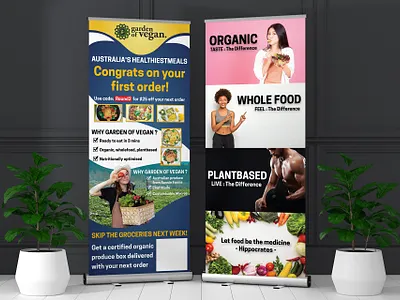 Restaurant Food Order Roller Banner openingbanner