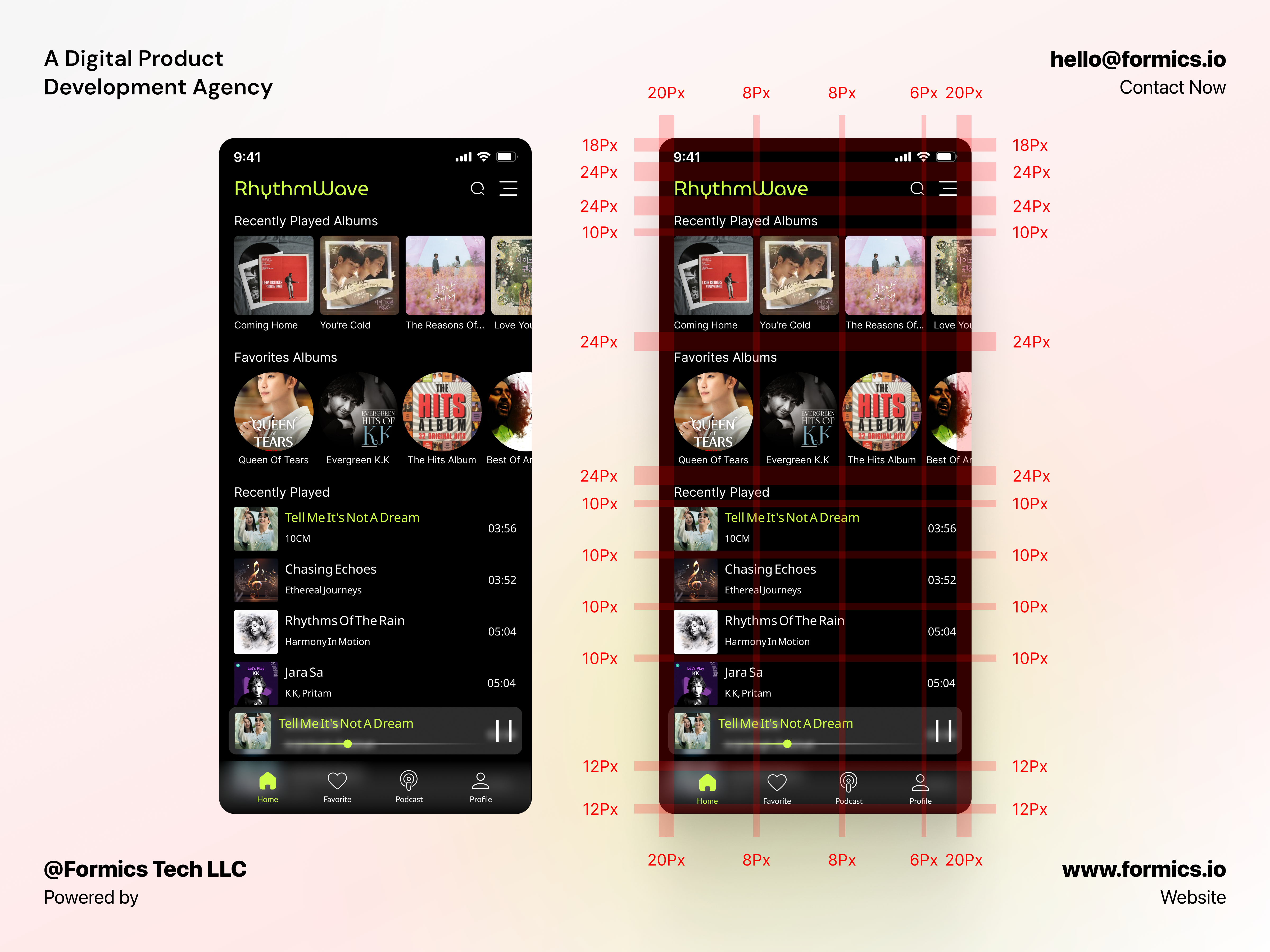 RhythmUI – design that flows like music 🎶 appui designsystem musicapp uidesign uxuidesign