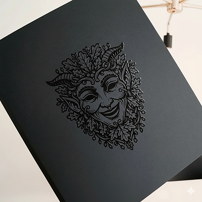 Satyr berries branding design grapes graphic design harvest horns icon illustration logo logo design nature oak satyr vector water wine