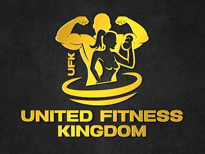 Fitness Gym Royal Luxury Heladric Golden Logo goldenphysiologo