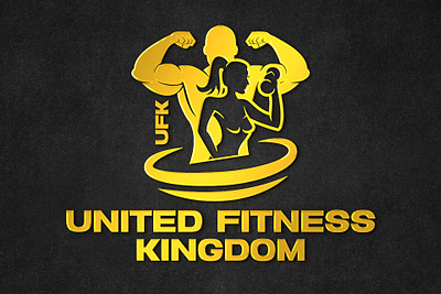 Fitness Gym Royal Luxury Heladric Golden Logo goldenphysiologo