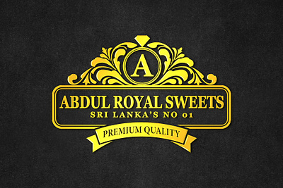 Premium Quality Food Royal Luxury Golden Logo regalmenulogo