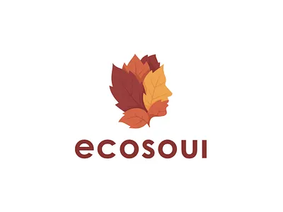 Eco Soul Logo animation app branding creative design eco ecology graphic design human illustration logo medical mind natural nature premium software ui vector