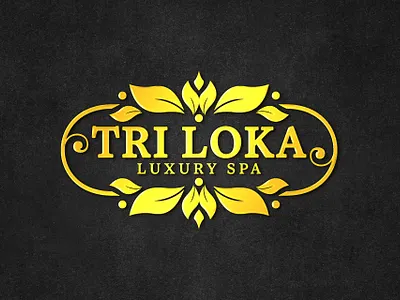 Luxury Spa Royal Golden Luxury Logo wellnessmonogram