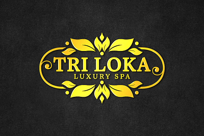 Luxury Spa Royal Golden Luxury Logo wellnessmonogram