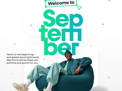 New Month Flyer Design - September brand identity branding design flyer graphic design hello september new month new month flyer design september september design september flyer design social media design