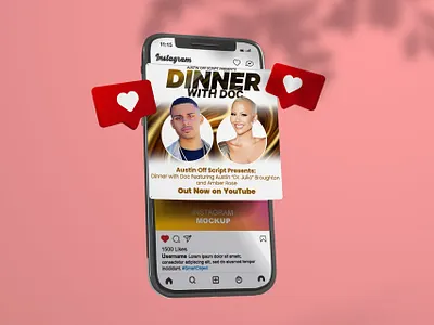 Dinner With Doc Social Media Post socialcreatives