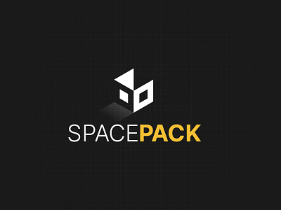 SpacePack logo design brand mark