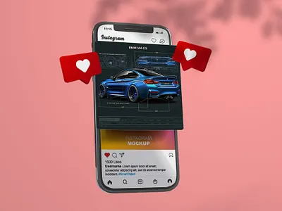 BMW M4 CS Social Media Post clientpost
