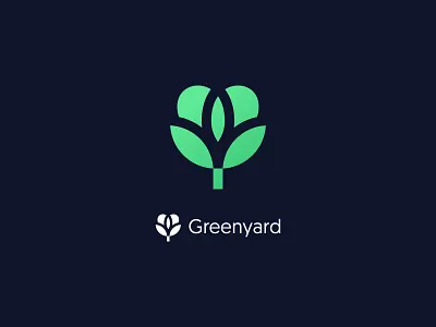 Greenyard branding leaf leaves logo mark organic plant symbol tree