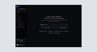 Flora - AI Coding assistant ai ai chat ai chat interface ai coding ai design ai interface figma ui ui design