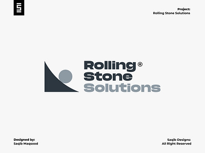 Rolling Stone Solutions abstract logo brand identity brand solution branding brandingdesign businesslogo cleandesign corporatelogo crative logo design graphic design logo logoconcept logodesign minimallogo modern logo professionallogo stone logo trustworthybrand visualidentity