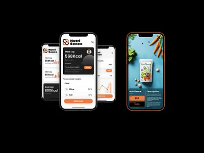 UI for NUTRISENCE ui ux