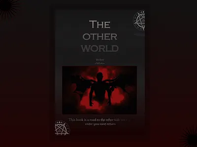 dailyui #003 my idea here for horror cover book branding graphic design logo motion graphics ui