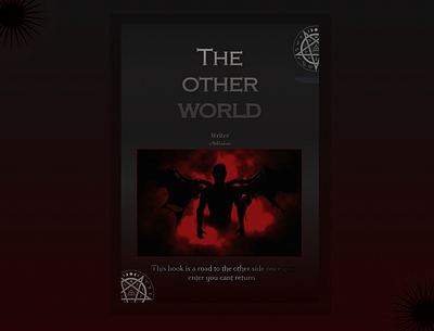 dailyui #003 my idea here for horror cover book branding graphic design logo motion graphics ui