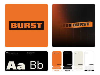 BURST Branding branding design graphic design logo vector