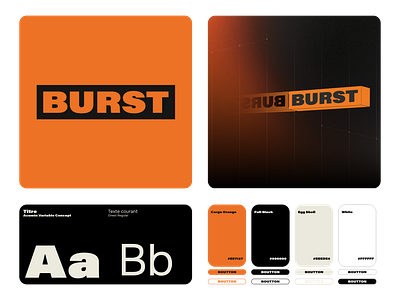 BURST Branding branding design graphic design logo vector
