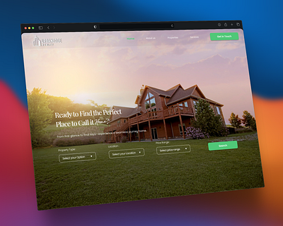 "URBENEDGE REALTY" — The Future of Home Search clean design design figma filter home interface landing page minimalist modern property real estste ui ux web design website