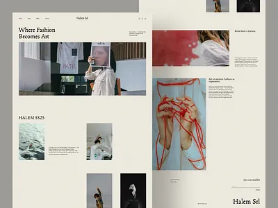 Halem Srl - Fashion E-commerce Website Design fashion ecommerce fashion exotic fashion figma fashion landing page fashion shop fashion store fashion ui fashion web design fashion website