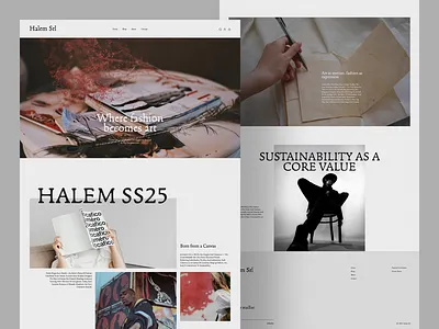 Halem Srl - Fashion E-commerce Website Design fashion ecommerce fashion exotic fashion web design fashion website