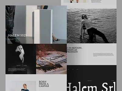 Halem Srl - Fashion E-commerce Website Design fashion exotic