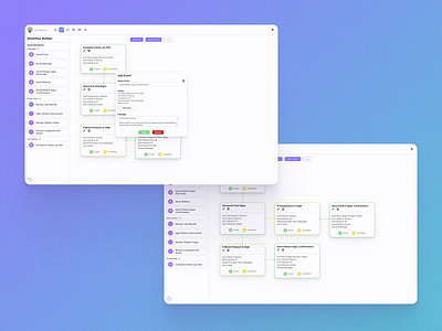 Fold Health EMR Workflow Builder app health health care medical medical record saas ui uiux ux visual design