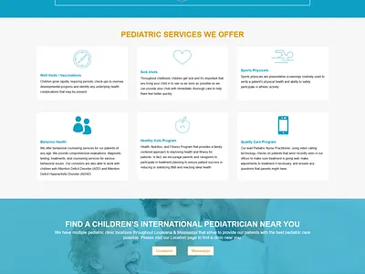 Pediatric Group Website aeo ai aio seo web design web design agency website design