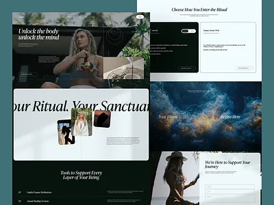 Thirty6 Experience Portal — Wellness Lifestyle Website Design digital sanctuary