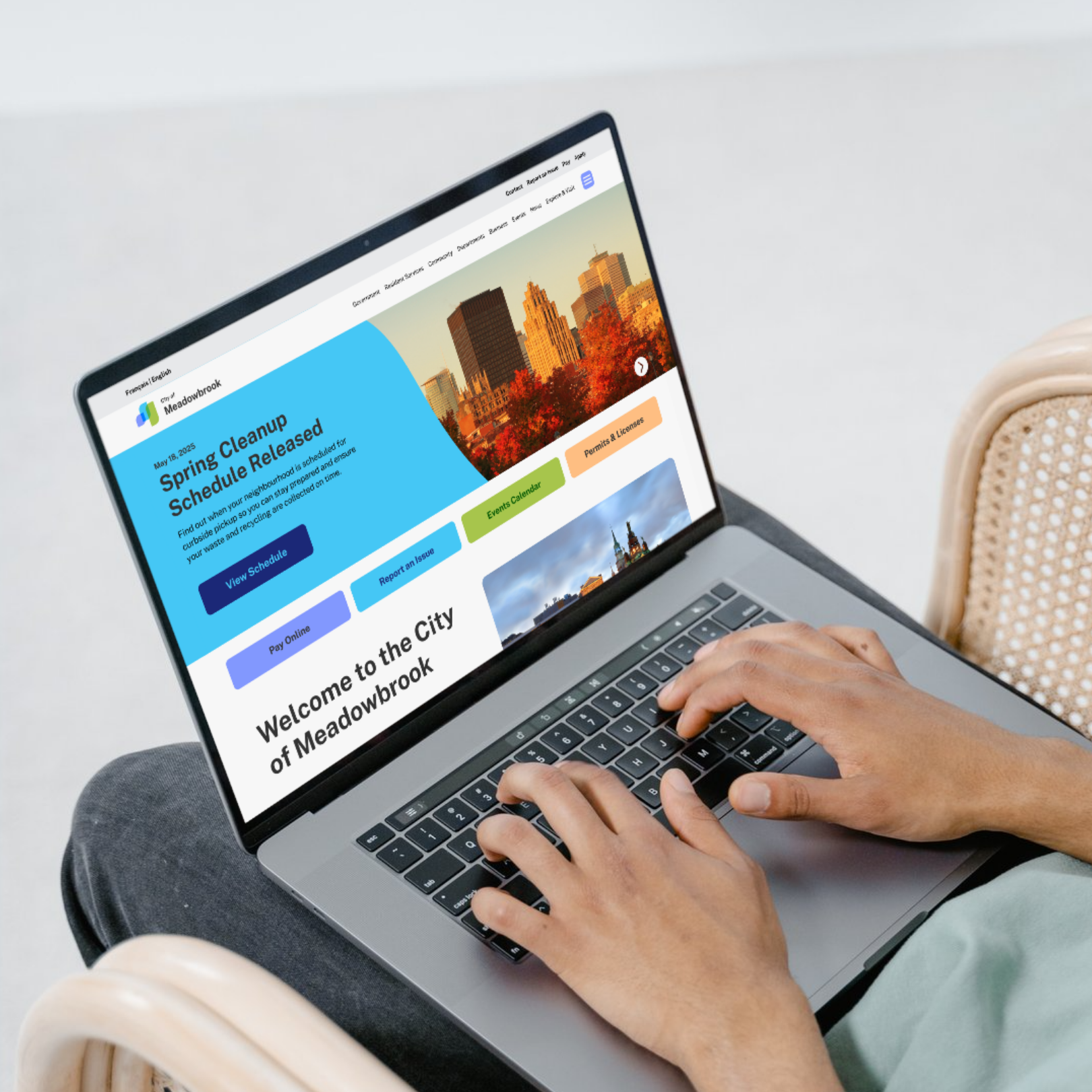 Example of City Website Project