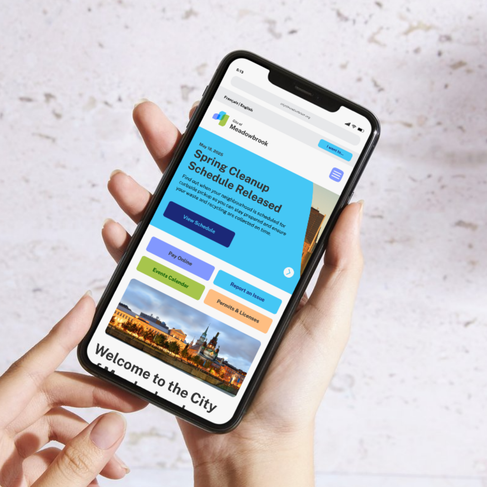 Example of City Website Project