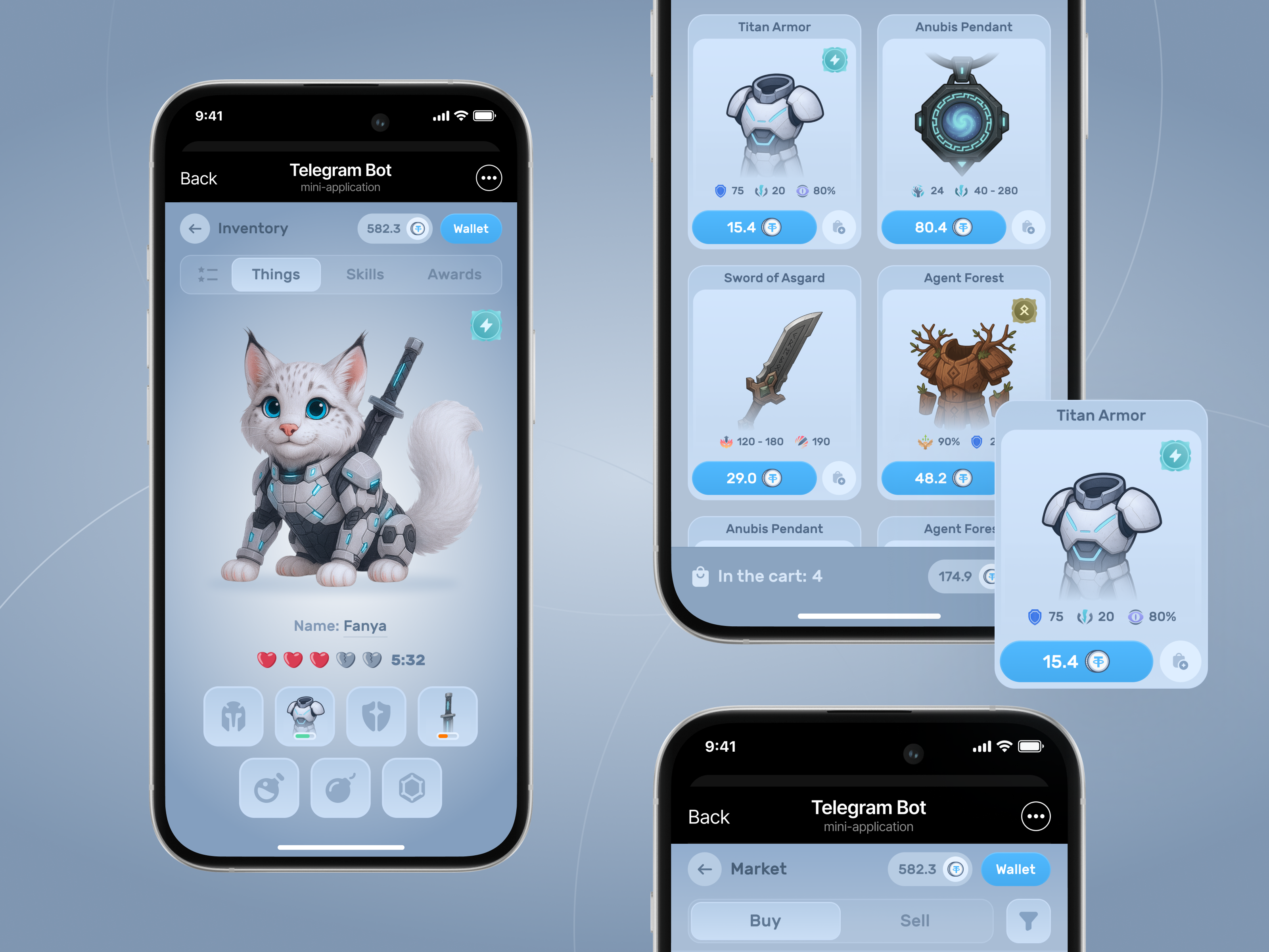 Example of ToolTipe - Inventory & Market