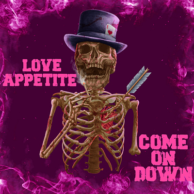 love appetite album art album cover art book book cover cover artwork design art digital painting drawing flyer ill illustration love merchandise music art painting poster realisme skull tshirt design