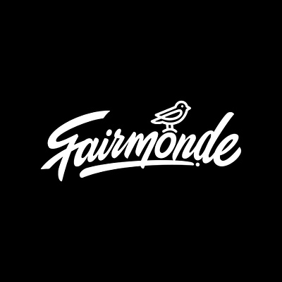 Logo Design - Fairmonde bird branding branding kit clothing brand logo graphic design hand drawn hand drawn typography hand lettering lettering logo logo design logotype typography