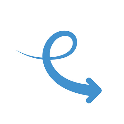 E logo graphic design