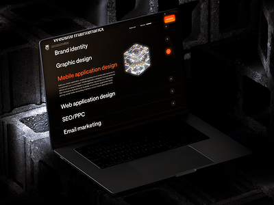 DashHQ- Services Page 3d ui ux websitedesign