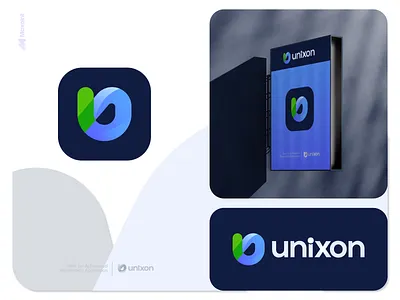 Unixon - Ai Logo, Startup Logo, Crypto Logo, Saas Logo Design app logo brand identity branding company logo creative logo icon identity logo logo design logo mark logodesign logos logotype maoxint monogram saas logo startup startup logo tech logo vector