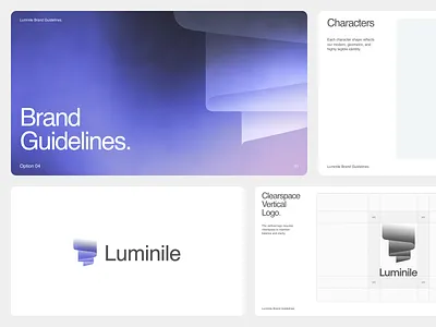 Brand Guidelines for Luminile brand book brandguidelines brandidentity branding cloudcomputing design designsystem devops digitaltransformation generativeai identity illustration logo luminile modern logo modernbranding techbrand typography visual identity