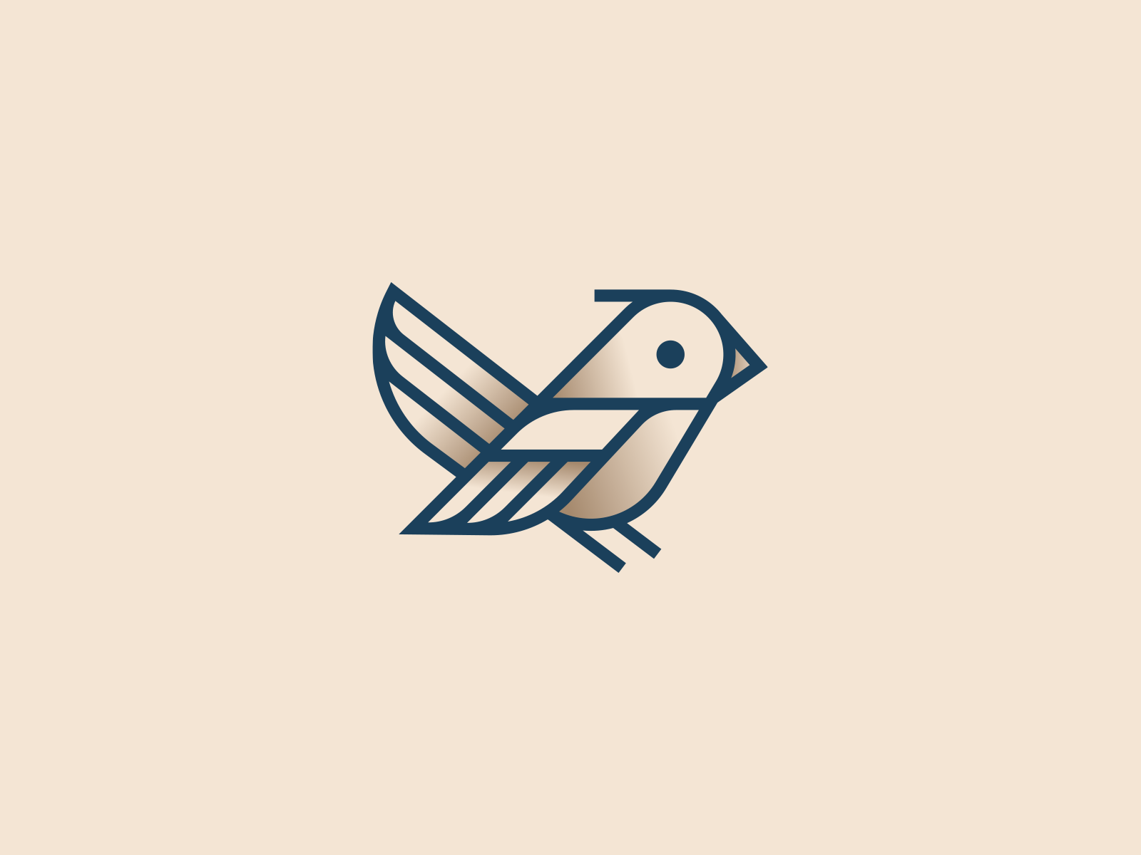Bird logo bird brand branding design elegant graphic design line linear logo logo design logo designer logodesign logodesigner logotype minimalism minimalistic modern
