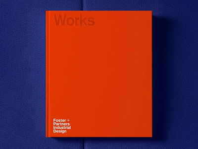 Foster + Partners Monograph blue background branding clean layout creative design foster graphic design minimalist book minimalist design minimalistic design modern portfolio red book typography visual identity works