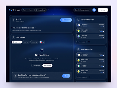 Crypto reward Page account create crypto crypto exchange crypto pools crypto rewards page dashboard explore pools pools dashboard position rewards