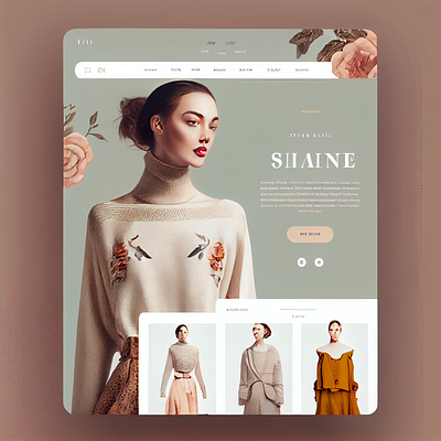 Women's clothing website design clothing design figma landing page ui ui ux web design women wordpress