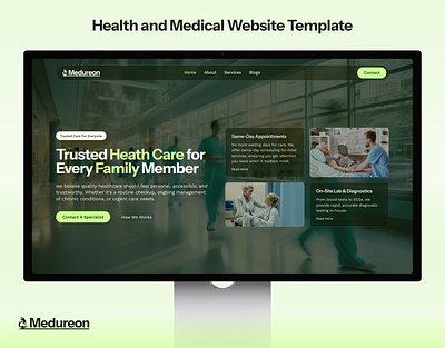 Medureon – Health & Medical Websites Template clinic clinic website design design designtocodes health health medical health medical template health medical website health care hospital medical medical template medical website medical website design template design uiux design
