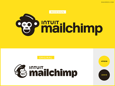 Mailchimp logo redesign animal animal logo branding chimp chimp logo flat icon logo logo redesign mail mail chimp mail logo mailchimp mailchimp logo modern monkey monkey logo rebrand rebranding yellow
