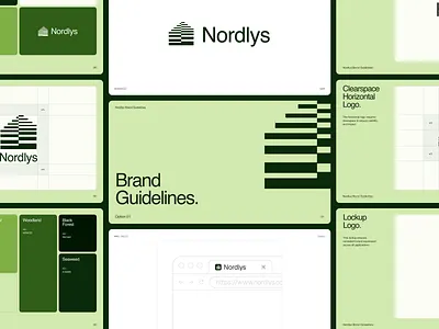 Brand Guidelines for Nordlys brand book brandguidelines brandidentity branding cloudcomputing design designsystem devops digitaltransformation generativeai identity illustration logo modern logo modernbranding techbrand typography visual identity
