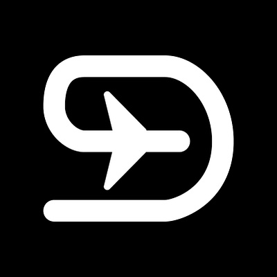 Derek's Destination's Logo airplane branding design logo logodesign travel